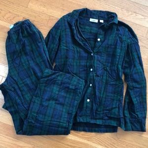 LL Bean flannel pajamas xs